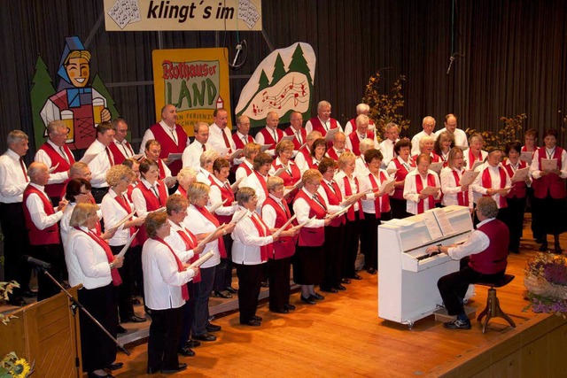 So singts und klingts im Rothauser L...sen unter Leitung von Thomas Stiegeler  | Foto: Chris Seifried