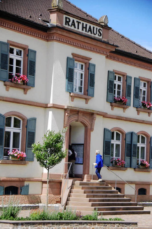 Der Umbau des Bollschweiler Rathauses wird nun konkret.   | Foto: BZ-Archiv