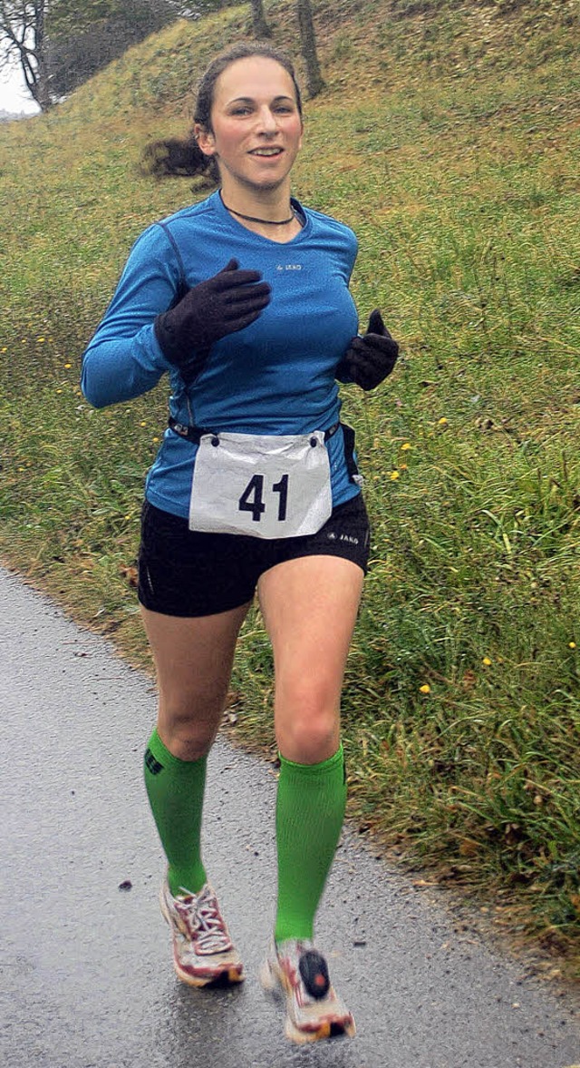 Sandra Schmid gewann mit neuem Streckenrekord.   | Foto: Junkel