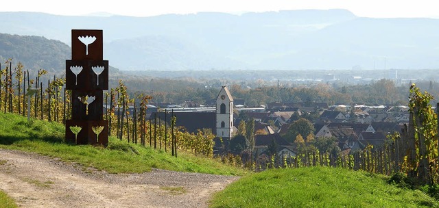 Kunst im Rebberg, das gab&#8217;s scho...er Kulturband&#8220; geknpft werden.   | Foto: herbert frey