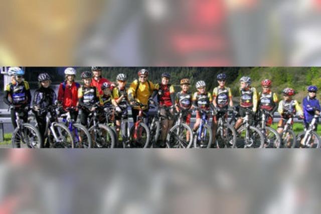Mountainbike-Jugend war auf Tour