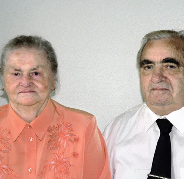 Peter und Anna Wangler feiern goldene Hochzeit.    | Foto: Georg Diehl