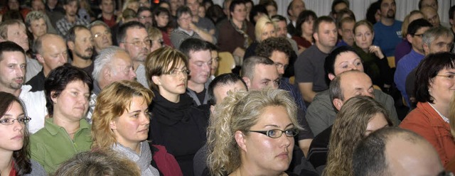 Sehr gut besucht war die Infoveranstal...Kindergartenlandschaft in Sthlingen.   | Foto: Dietmar Noeske