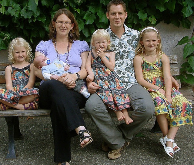 Daniel und Rita Mattmller aus Bahling...seit 2003 mit ihren Kindern in Malawi.  | Foto: Privat