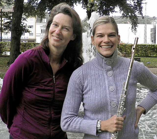 Christine Braun (rechts) bildet mit Sabine Hub das &#8222;Duo Sentiamo&#8220;.   | Foto: Privat