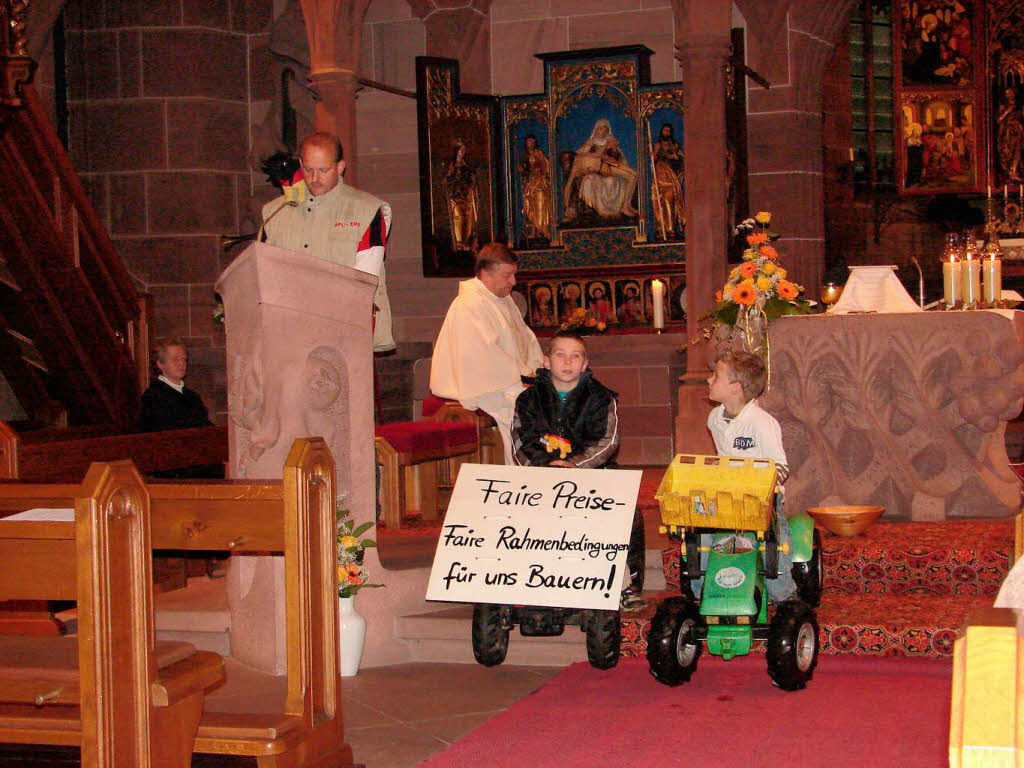 Die Lesung brachte der Ortenauer BDM-Kreisteamleiter Stefan Lehmann aus Oberharmersbach beim gemeinsamen Gottesdienst in der Pfarrkirche in Lautenbach zu Gehr.