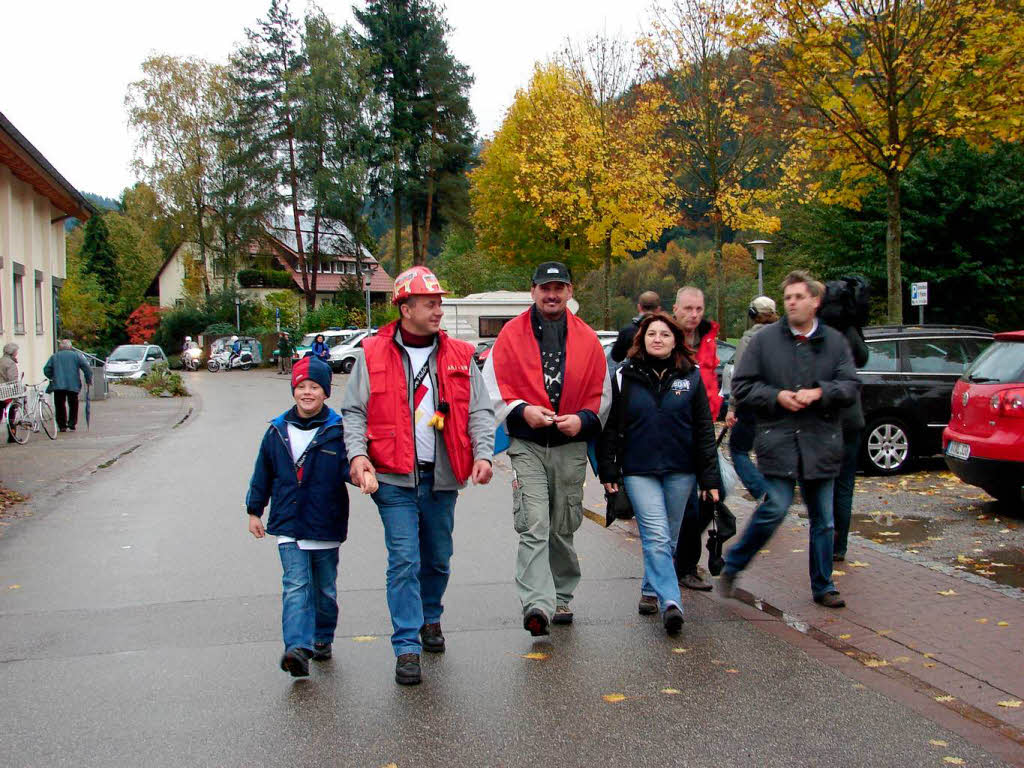 Der Norden trifft auf den Sden: BDM-Kreisvorsitzender Franz Schweizer aus Oberried (zweiter von links) mit Gnter Beckmann vom BDM-Landesvorstand Schleswig-Holstein (mitte).