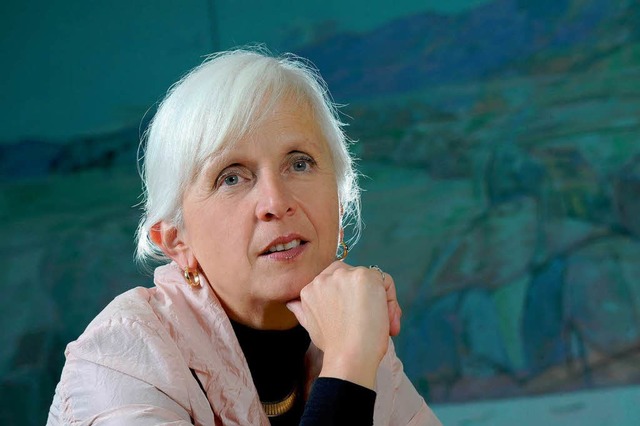 Gudrun Heute-Bluhm kandidiert wieder fr den OB-Sessel in Lrrach.  | Foto: BZ