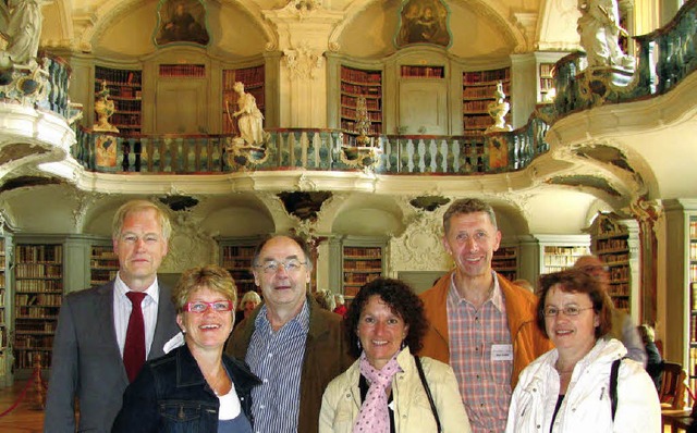 Das  Vorstandsgremium der Kreisarbeits... der Klosterbibliothek von St. Peter.   | Foto: privat