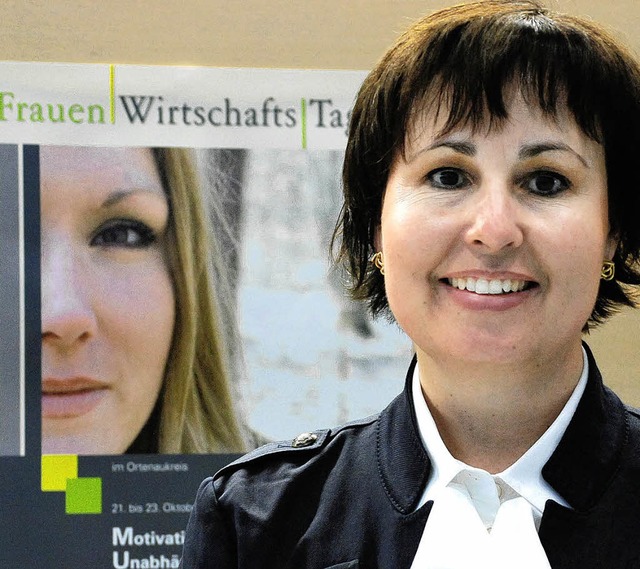 Die Betriebswirtschaftlerin Jutta Rump... Gleichzeitigkeit bestimmt sein wird.   | Foto: Gertrude Siefke