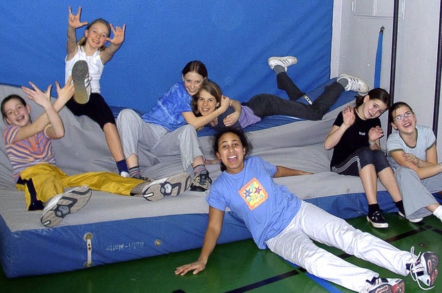 Sich bewegen und Freunde treffen knnen Lrracher Kinder beim Sport-Sonntag.   | Foto: BZ