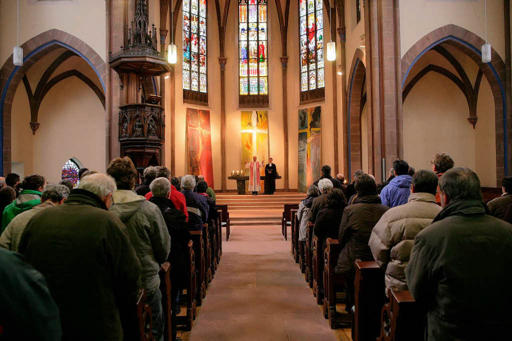 Friedensgebet in der Stadtkirche.