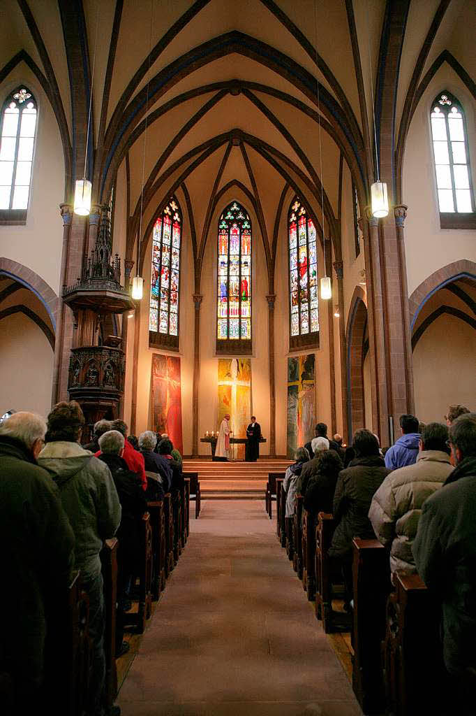 Friedensgebet in der Stadtkirche - Nazis in Offenburg verhindern -