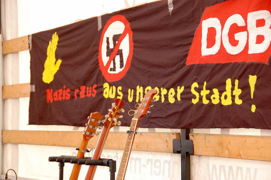 Kundgebung gegen Rechts in Offenburg: