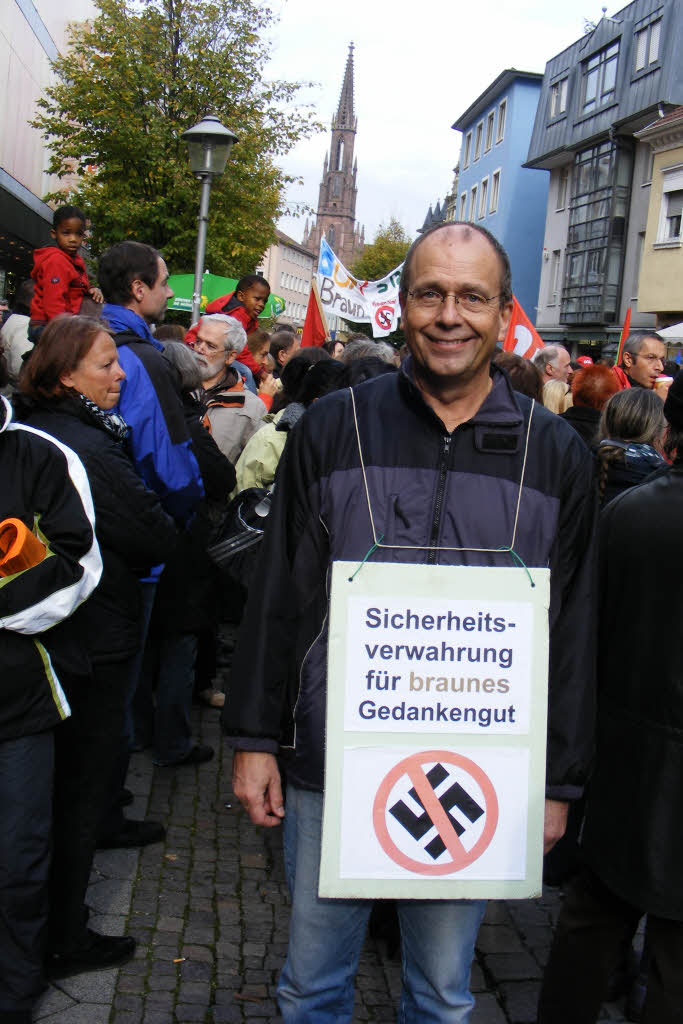 Demonstration gegen NPD in Offenburg