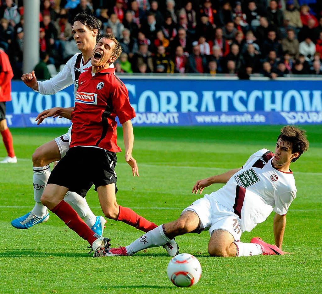 Der SC Freiburg siegt gegen Kaiserslautern 2:1.