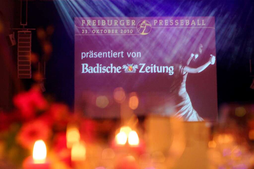 Edles Ambiente beim Freiburger Presseball 2010.