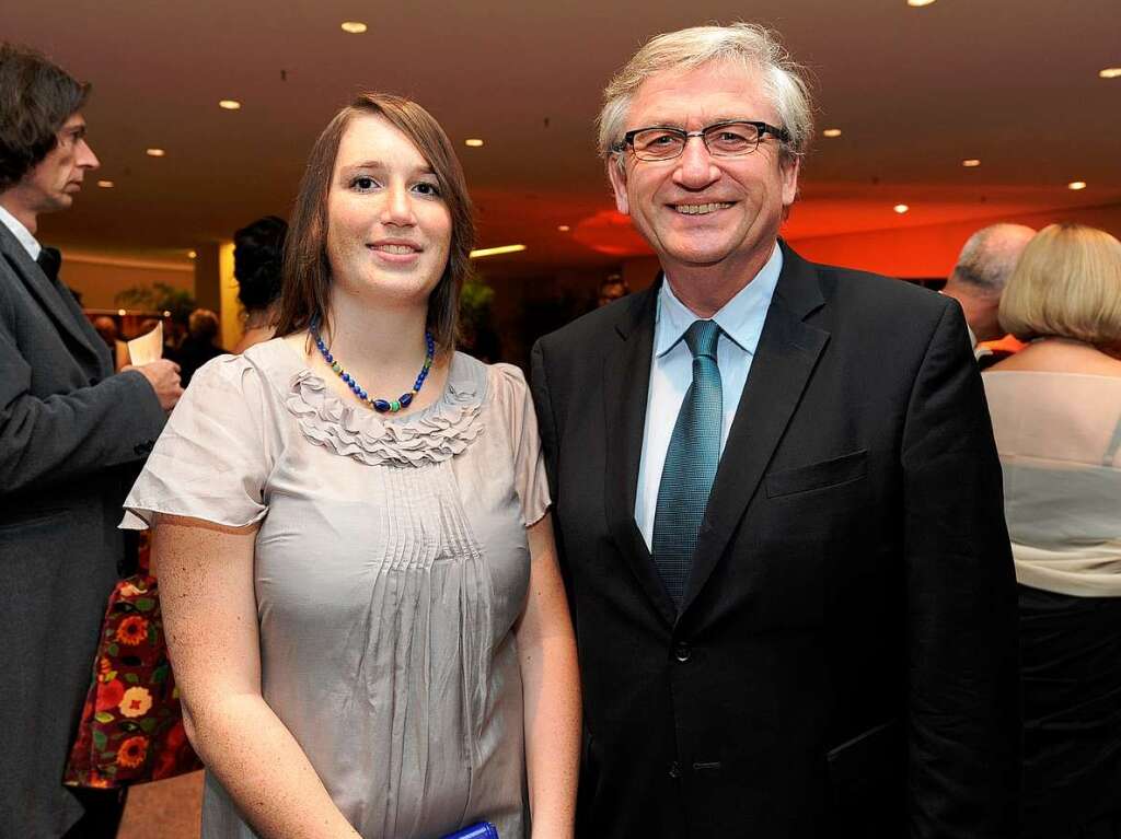 Julian Wrtenberger (Regierungsprsident des Regierungsbezirks Freiburg) und Begleitung.