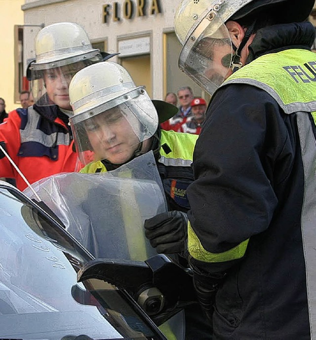 Allerhand technische Gerte, im Bild e...er Freiwilligen Feuerwehr zum Einsatz.  | Foto: kanele