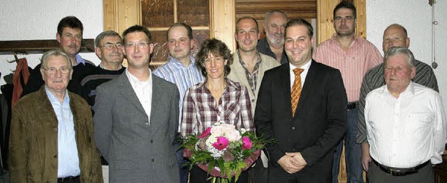 Der neue Vorstand der Wutacher CDU (vo...ter, Joachim Hogg und Gerhard Burger.   | Foto: Juliane Khnemund