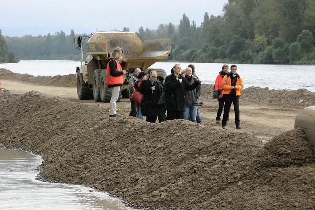 Kiesbank im Dienste der Fische