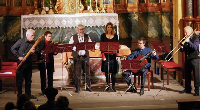 Das auf Renaissancemusik spezialisiert...onzert in der Klosterkirche Oberried.   | Foto: Hans Jrgen Kugler