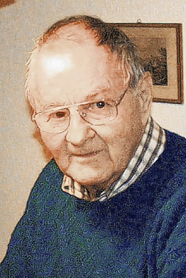 Hans Ruppaner, Rektor a. D. und Alt-Gemeinderat, starb im Alter von 83 Jahren.    | Foto: Huber