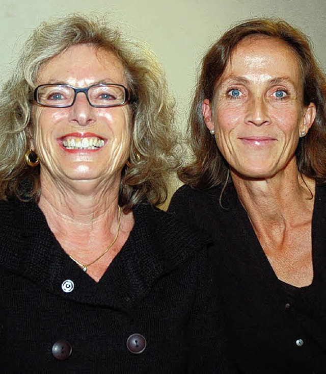 Ingeborg Staab (links) und Nora Jost   | Foto: Heinz Vollmar