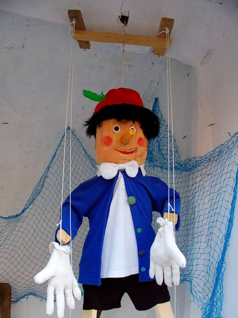 Pinocchio im Wahl des Tauchclubs Calypso
