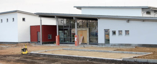 Die Auggener Sonnberghalle  wird am 14. Januar 2011 eingeweiht.  | Foto: Sigrid Umiger