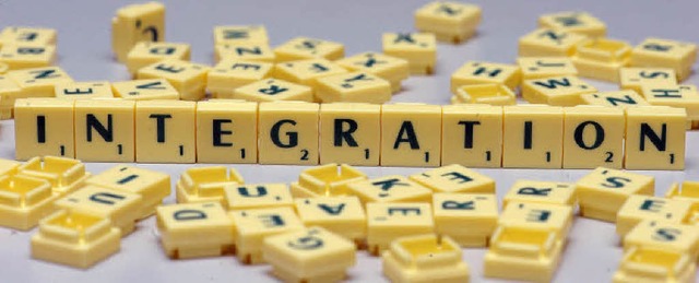Ein Begriff, der sich aus vielem zusammensetzt: Integration   | Foto: Soeren Stache/dpa