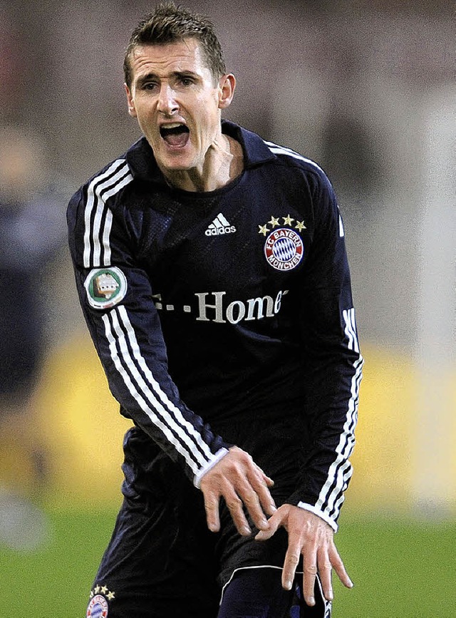 Muss gegen den SC Freiburg passen: Miroslav Klose   | Foto: dpa