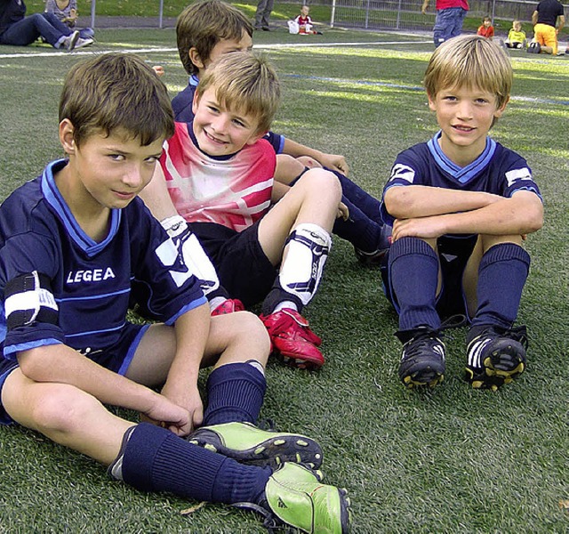 Freude hatten die jungen Kicker beim F-Jugend-Spieltag im Alemannenstadion.   | Foto: Privat