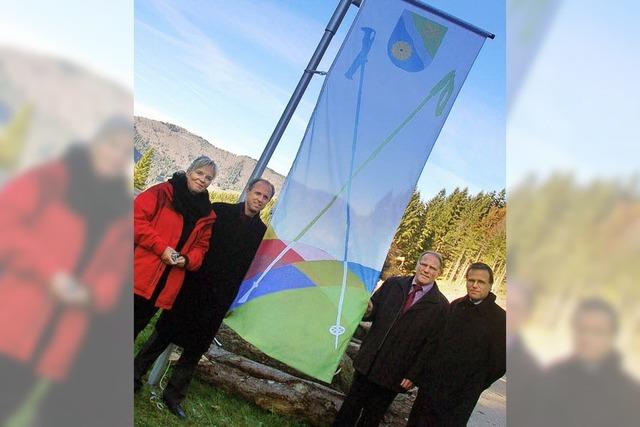 Landkreis zeigt Flagge auf 1138 Metern Höhe