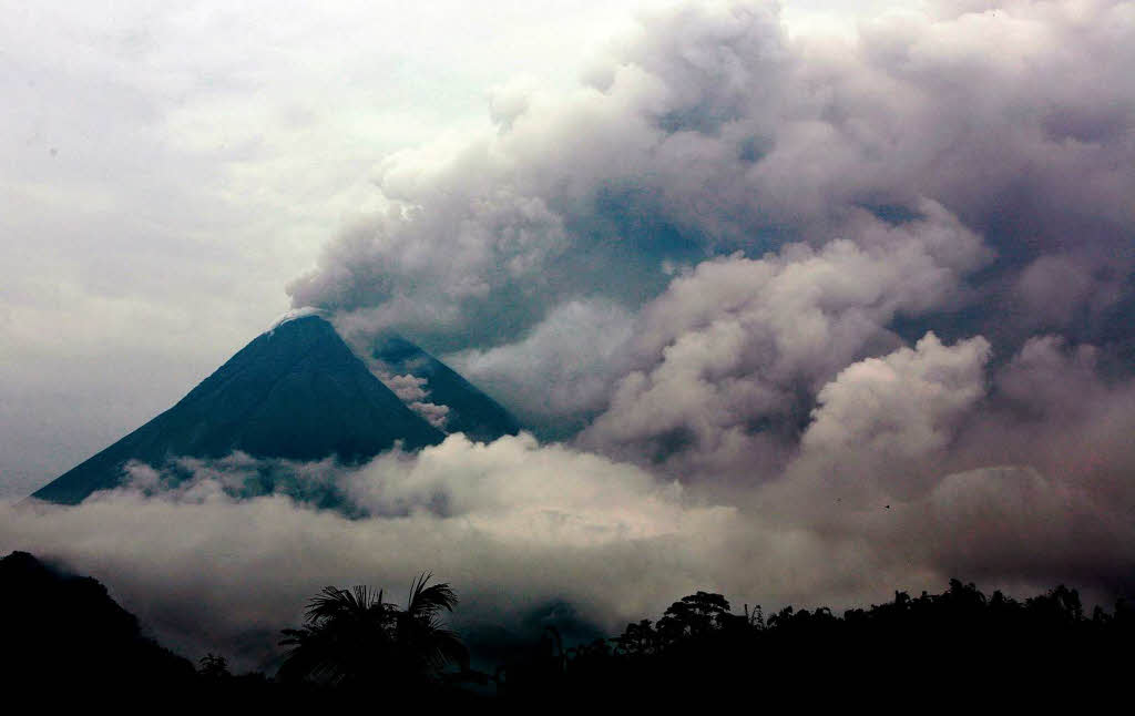 Der Vulkan Merapi kommt nicht zur Ruhe.