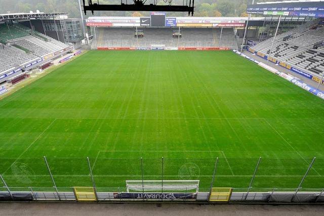 Freiburger Badenova-Stadion in Google Street View