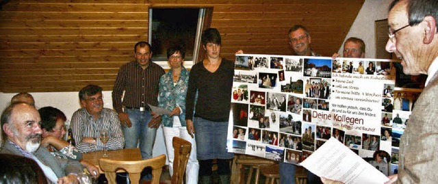 Heinrich Fehrenbach (links) wurde  von...jhrigen Arbeitslebens  festgehalten.   | Foto: eva korinth