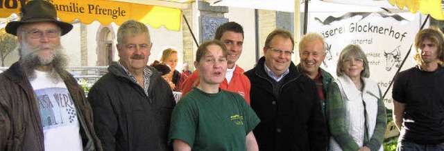 Die Marktbeschicker (von links): Bernd..., Otti Wendland und Thomas Gtzinger.   | Foto: Otmar Faller