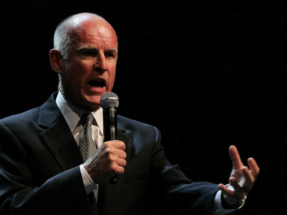 Jerry Brown, neuer Gouverneur von Kali...Republikanern die Stirn bieten können.  | Foto: AFP