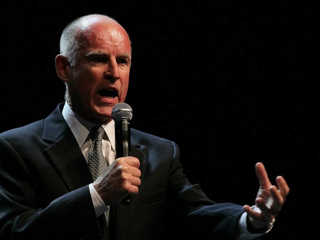 Jerry Brown, neuer Gouverneur von Kali...Republikanern die Stirn bieten knnen.  | Foto: AFP