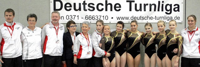 Die erfolgreiche Mannschaft der TG Bre...rleen Leveringhaus und Juliana Horny.   | Foto: Privat
