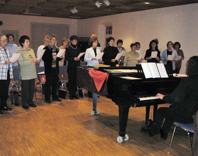 Der Frauenchor Binzen hat fr seine Pr...angverein und der Musikverein nutzen.   | Foto: Archivfoto: Schtz