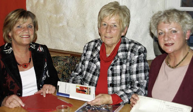 Drei Wehrer Sozialdemokratinnen,  von ..., Karin Kaiser und Imma Annecke-Heim.   | Foto: Hrvoje Miloslavic