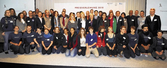 Gruppenbild mit Bundesgesundheitsminis...rer (rechts vor dem Minister)  teil.    | Foto: privat