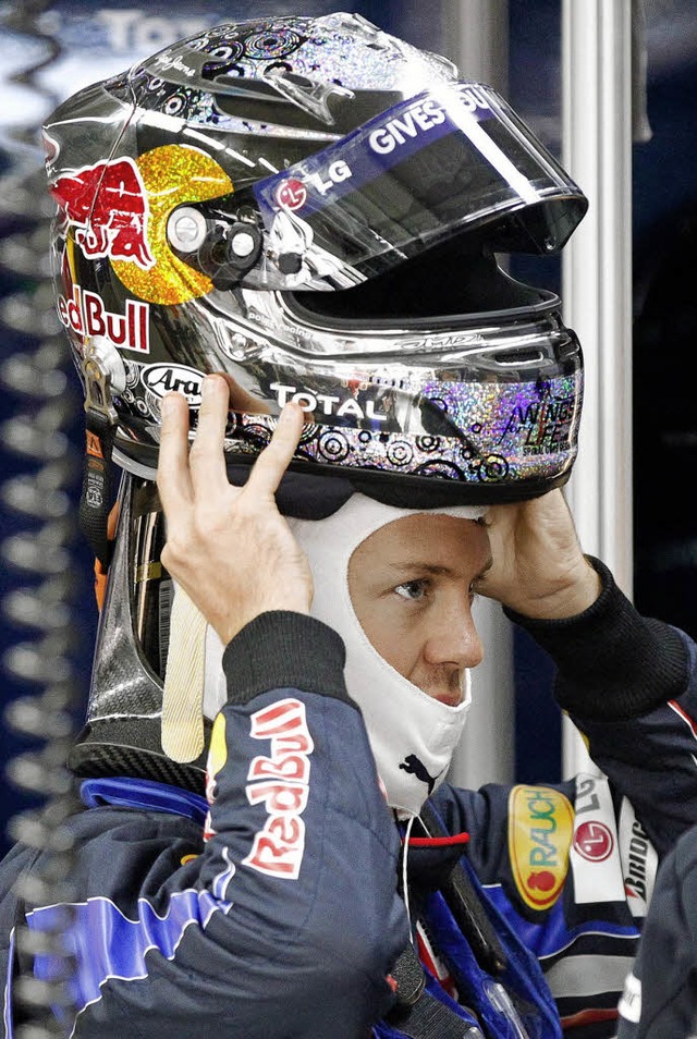 &#8222;Es ist noch nicht vorbei&#8220;: Sebastian Vettel   | Foto: dpa