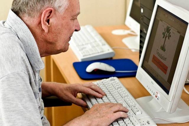 Bei Senioren bleibt der Computer meist aus