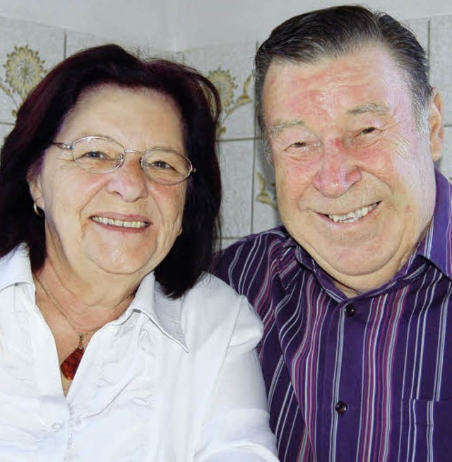 Rita und Kurt Moser feiern goldene Hochzeit.   | Foto: Petra Mller