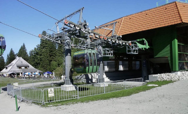 Mit den Kabinen der Feldbergbahn sind ...Sommer rund 110000 Gste mitgefahren.   | Foto: Ralf Morys