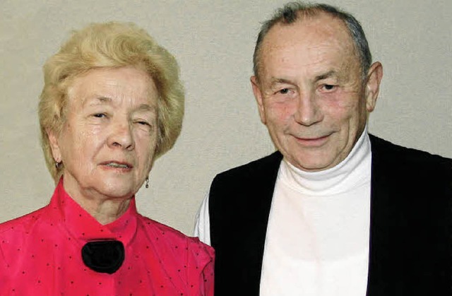 Margarete und Paul Gut feiern heute goldene Hochzeit.  | Foto: herbert trogus