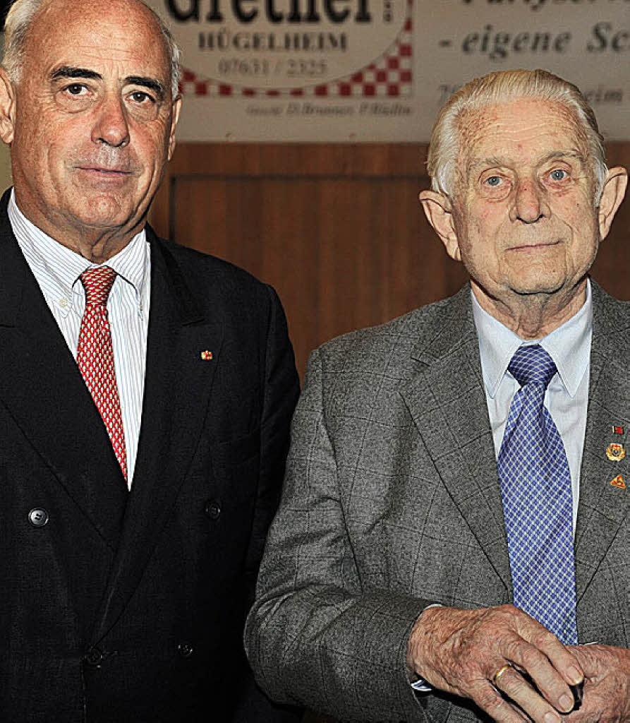 Auszeichnung für Willy Möthe Müllheim Badische Zeitung